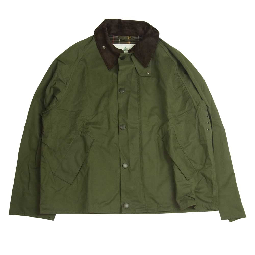 Barbour バブアー 22SS 2201158 国内正規品 TRANS PORT CASUAL トランスポート ジャケット カーキ系 36【美品】【中古】 Barbour バブアー 22SS 2201158 国内正規品 TRANS PORT CASUAL