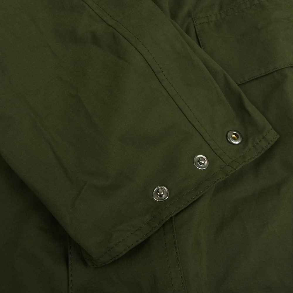 Barbour バブアー 2201157 国内正規品 BURGHLEY CASUAL オーバーサイズ バーレー コート カーキ系 40【美品】【中古】