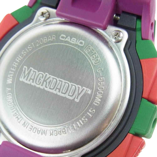 G-SHOCK ジーショック × MACKDADDY マックダディ G-5500MD-3JR タフソーラー デジタル ウォッチ 腕時計 マルチカラー系【中古】