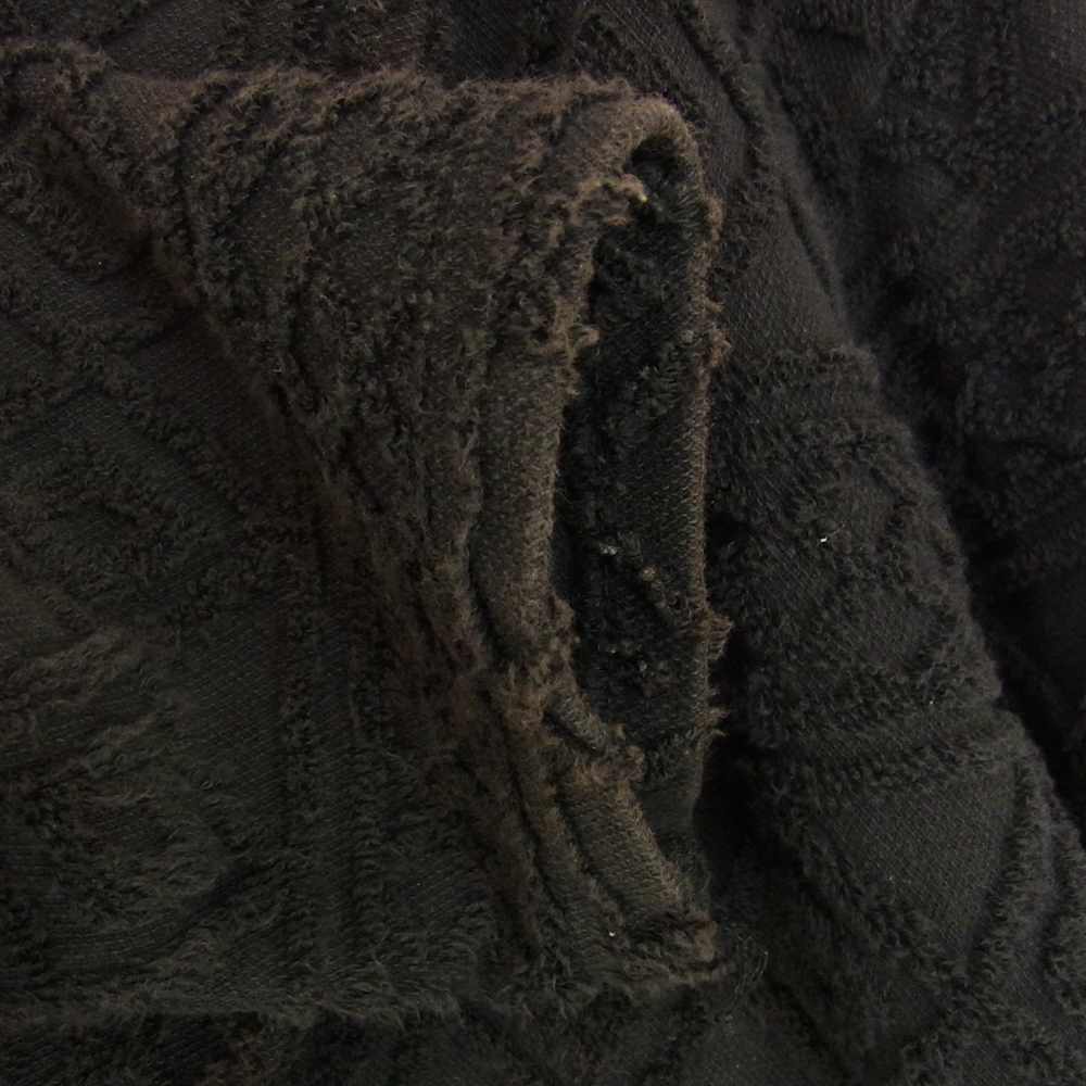 BY GLADHAND バイグラッドハンド 19SS BYGH-19-SS-10 ISLAND CARDIGAN ショールカラー カーディガン パイル生地 ブラック系 XL【中古】