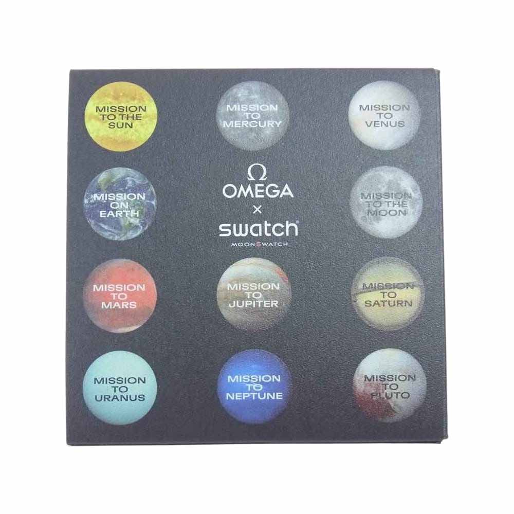 OMEGA オメガ Swatch スウォッチ MISSION TO SATURN バイオセラミック ムーンスウォッチ ミッション トゥー サターン クォーツ ブラウン系【新古品】【未使用】【中古】