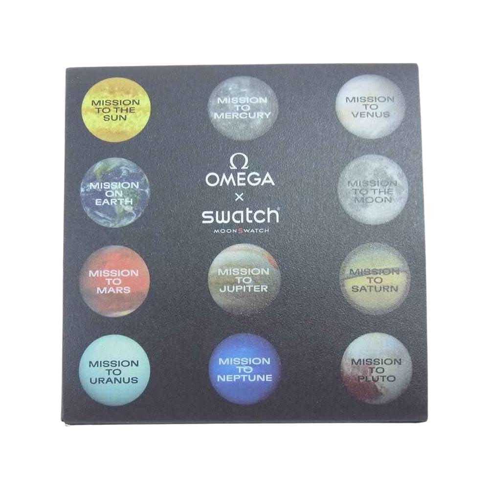 OMEGA オメガ Swatch スウォッチ Mission to Uranus バイオセラミック ムーンスウォッチ ミッション トゥー ウラヌス クォーツ ライトブルー系 ホワイト系【新古品】【未使用】【中古】