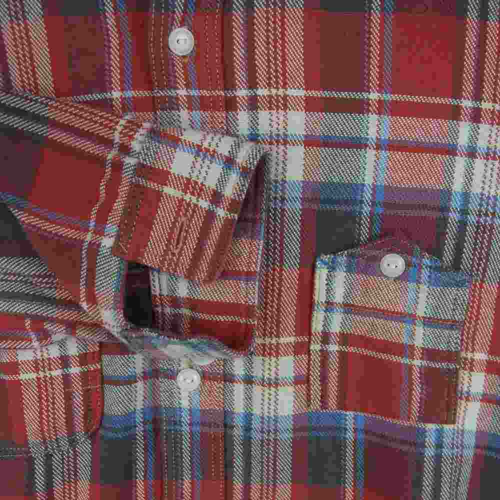 BOOTLEGGERS ブートレガーズ 長袖 ネル チェック シャツ レッド系 15【中古】