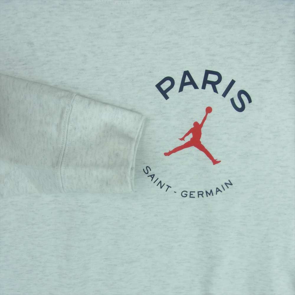 NIKE ナイキ AIR JORDAN PARIS SAINT-GERMAIN L/S TEE エアジョーダン パリ サン-ジェルマン 長袖 Tシャツ ライトグレー系 S【新古品】【未使用】【中古】