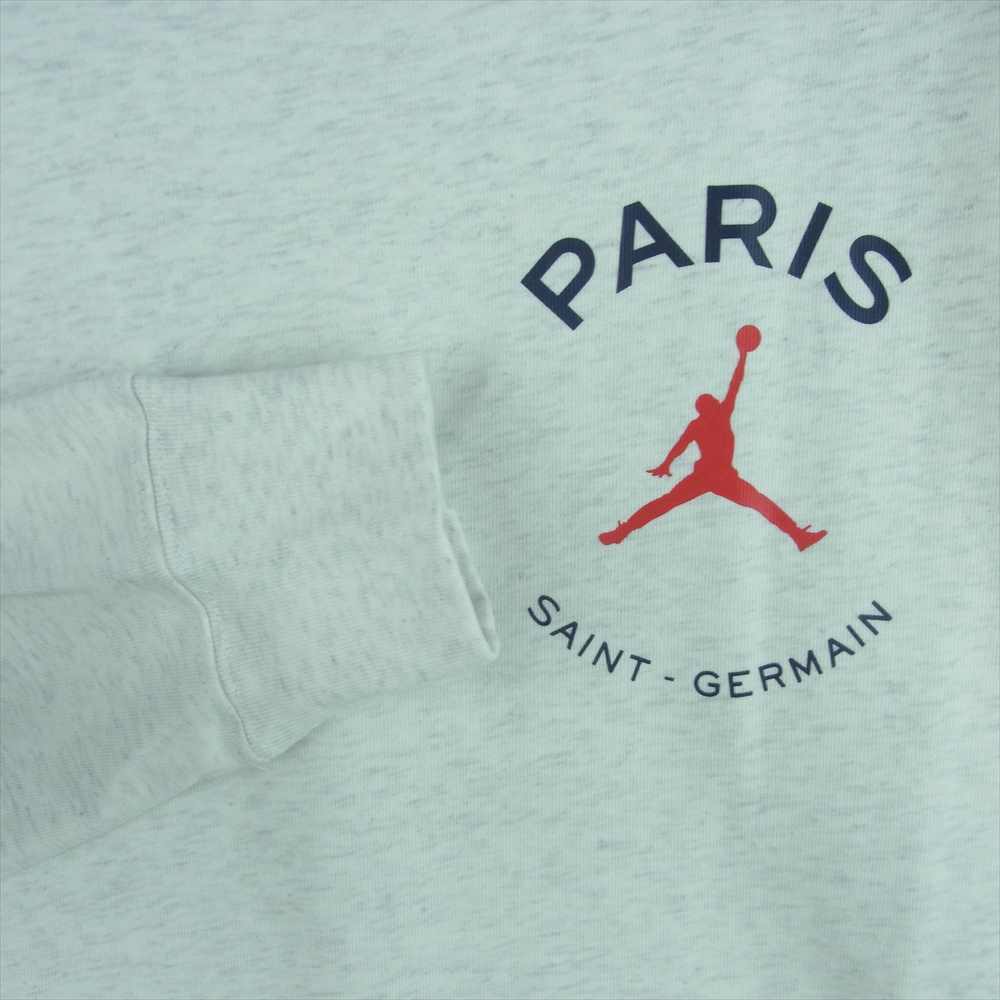 NIKE ナイキ AIR JORDAN PARIS SAINT-GERMAIN L/S TEE エアジョーダン パリ サン-ジェルマン 長袖 Tシャツ ライトグレー系 S【新古品】【未使用】【中古】