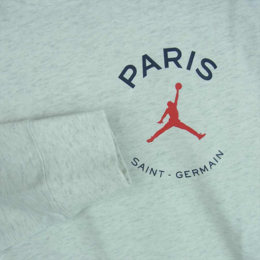 NIKE ナイキ AIR JORDAN PARIS SAINT-GERMAIN L/S TEE エアジョーダン パリ サン-ジェルマン 長袖 Tシャツ ライトグレー系 S【新古品】【未使用】【中古】