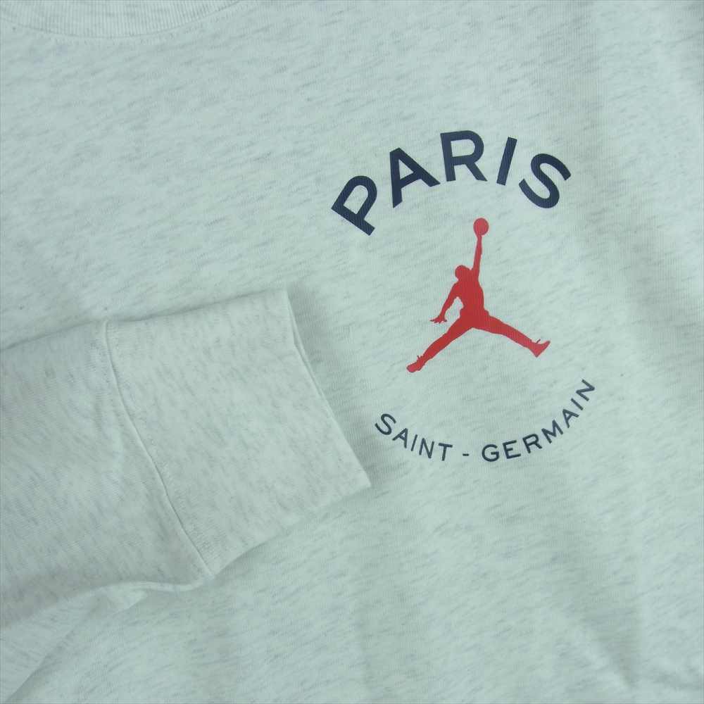 NIKE ナイキ AIR JORDAN PARIS SAINT-GERMAIN L/S TEE エアジョーダン パリ サン-ジェルマン 長袖 Tシャツ ライトグレー系 S【新古品】【未使用】【中古】