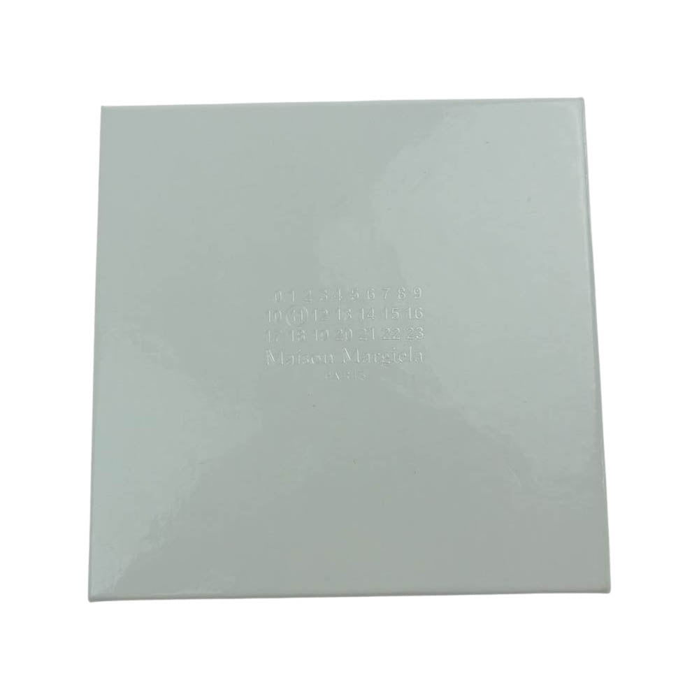MAISON MARGIELA メゾンマルジェラ S56UI0140 POPPER WALLET 四つタグ レザー コンパクト ウォレット 二つ折り財布 ブラック系【中古】