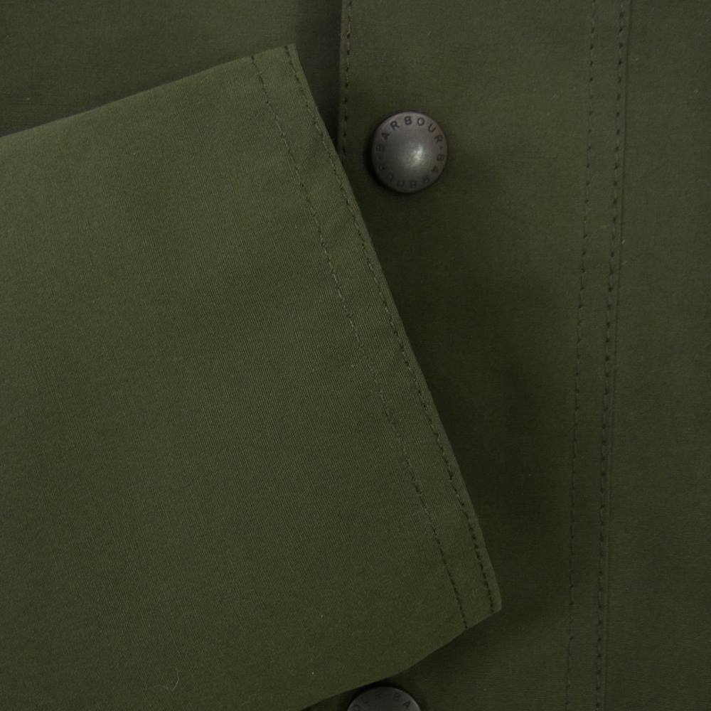 Barbour バブアー 2102121 BEDALE SL 2LAYER ビデイル スリムフィット ジャケット セージ グリーン系 36【中古】