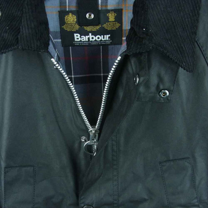 Barbour バブアー  国内正規品 SL Bedale スリムフィット ビデイル オイルド ジャケット コート イギリス製  ブラック系 美品中古