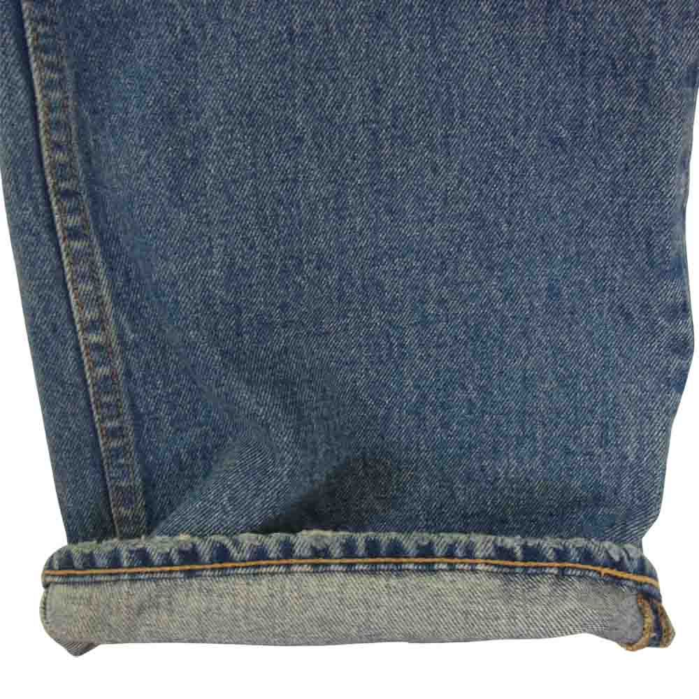 21SS Damage Flare Denim Pants ダメージ フレア デニム パンツ インディゴブルー系 29【中古】