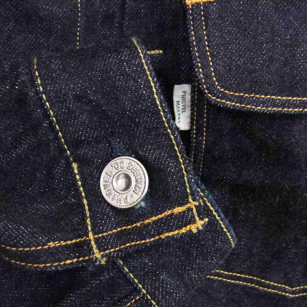 PHIGVEL フィグベル Lot.300 2nd type デニム ジャケット インディゴブルー系 2【中古】