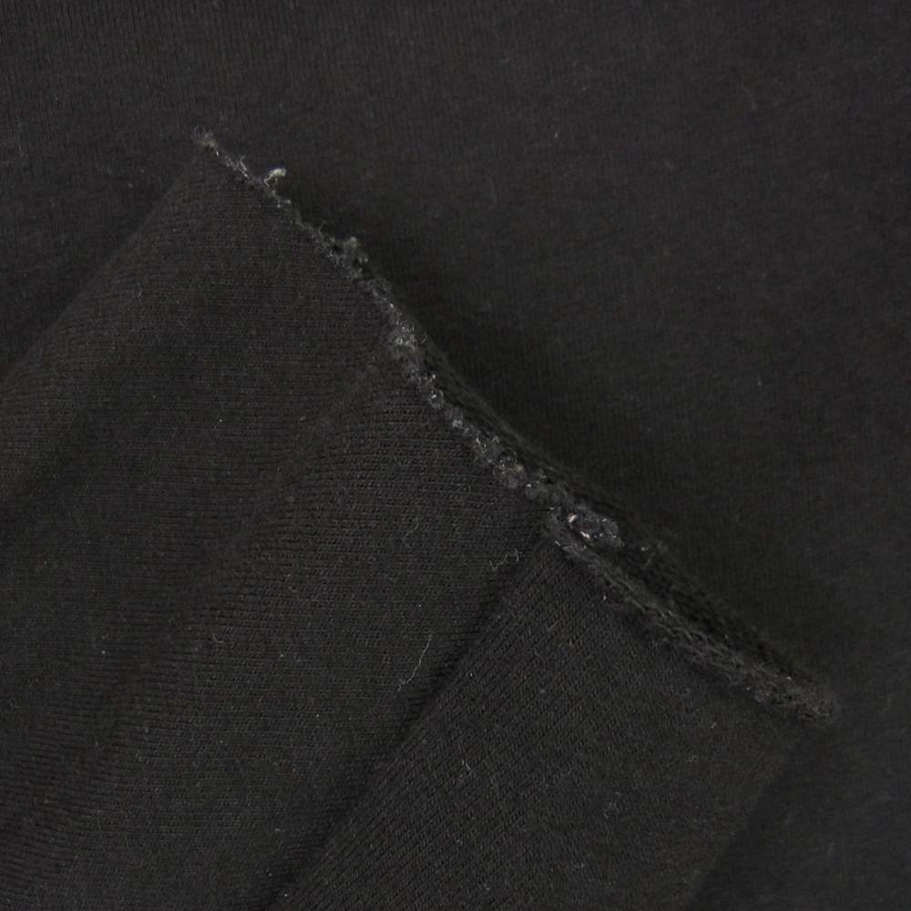 INCARNATION インカネーション カットオフ コットンストレッチ プルオーバー ロングカットソー 長袖 Tシャツ ブラック系 L【中古】