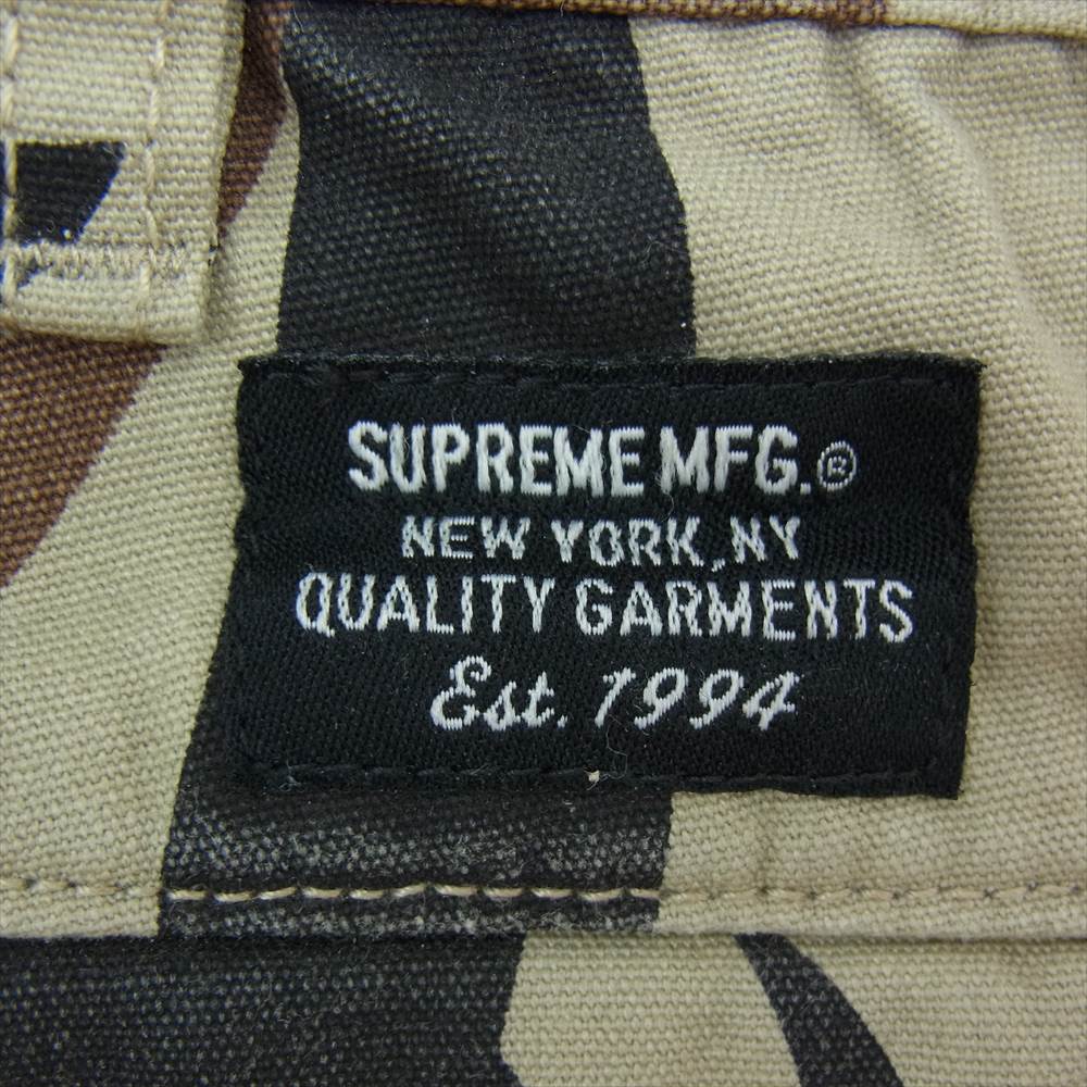 Supreme シュプリーム 19AW Cargo Pant Tan Tribal Camo ロゴ カーゴ パンツ カモ カーキ系 30【中古】