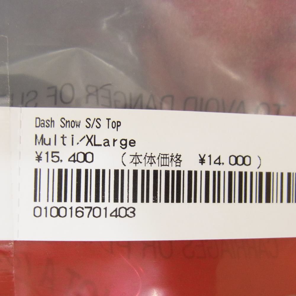 Supreme シュプリーム 22SS dash snow s/s top Dash Snow ダッシュ・スノウ プリント Tシャツ グレー系【新古品】【未使用】【中古】