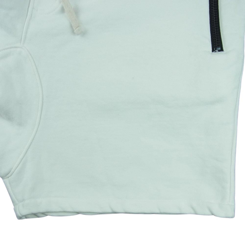 FEAR OF GOD フィアオブゴッド ESSENTIALS エッセンシャルズ Drawstring Shorts White ドローストリング ハーフ ショート パンツ ホワイト系 ブラック系 M【中古】
