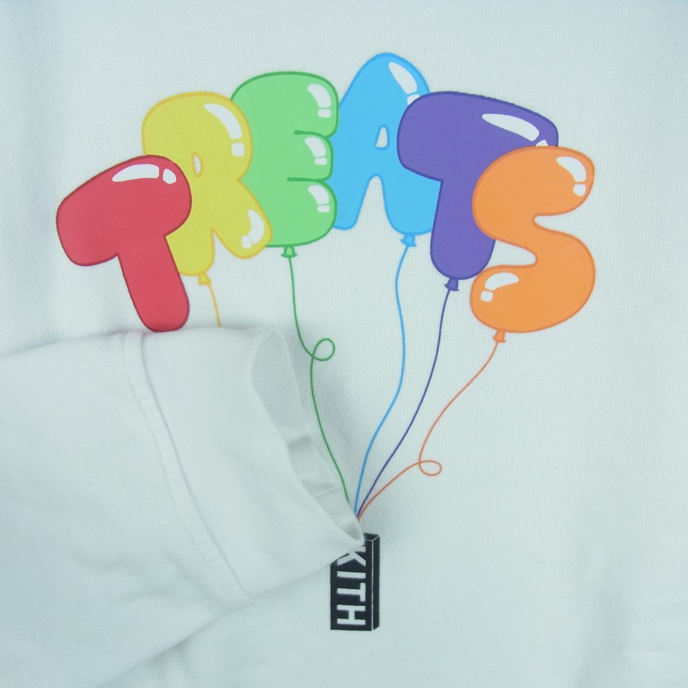 キス Treats Float Crewneck フロート クルーネック スウェット コットン 中国製 ホワイト系 M【中古】