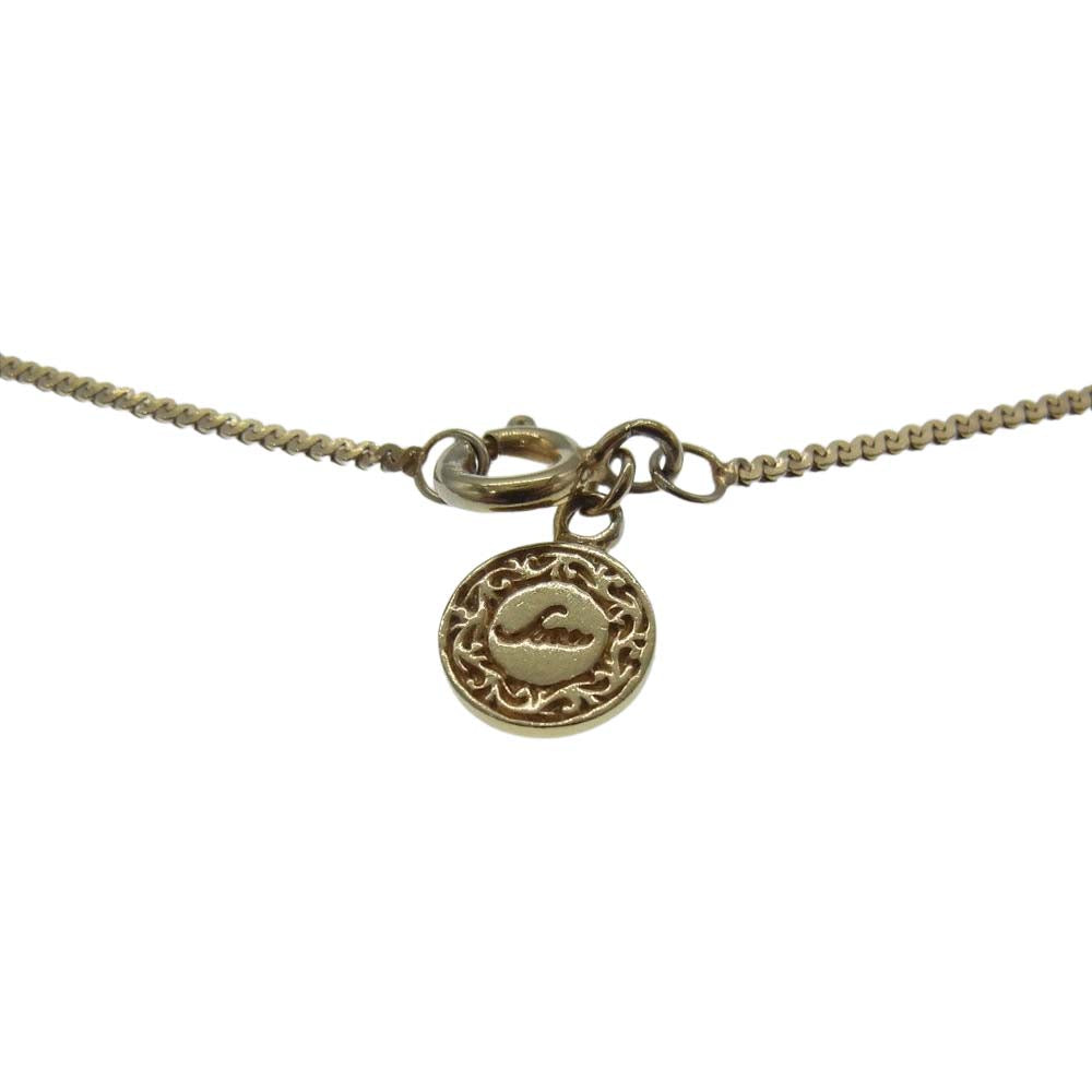 SAAD サード Sana サナ CHNSA-7-GPL ゴールドプレーティング シルバー925 フラットスネークチェーン ネックレス ゴールド系【中古】