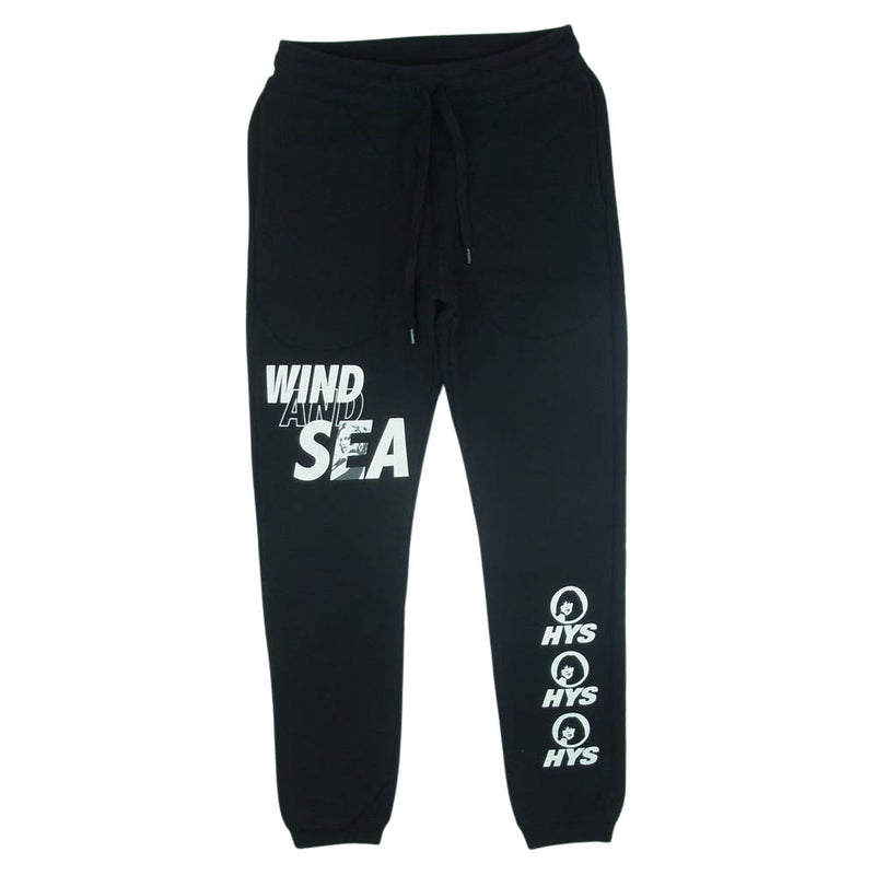 wind and sea  スウェットパンツ　黒　S