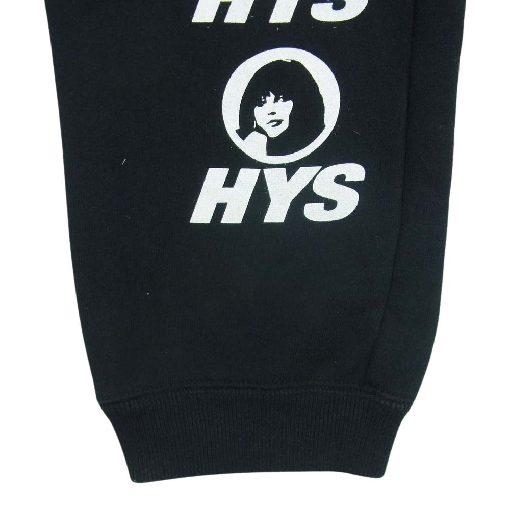 HYSTERIC GLAMOUR ヒステリックグラマー 02203CP07 WIND AND SEA ウィンダンシー 20AW SWEAT PANTS HYS ロゴプリント スウェット パンツ ブラック系 S【中古】
