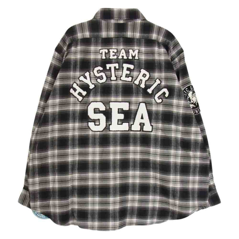 wind and sea × hysteric glamor  シャツ
