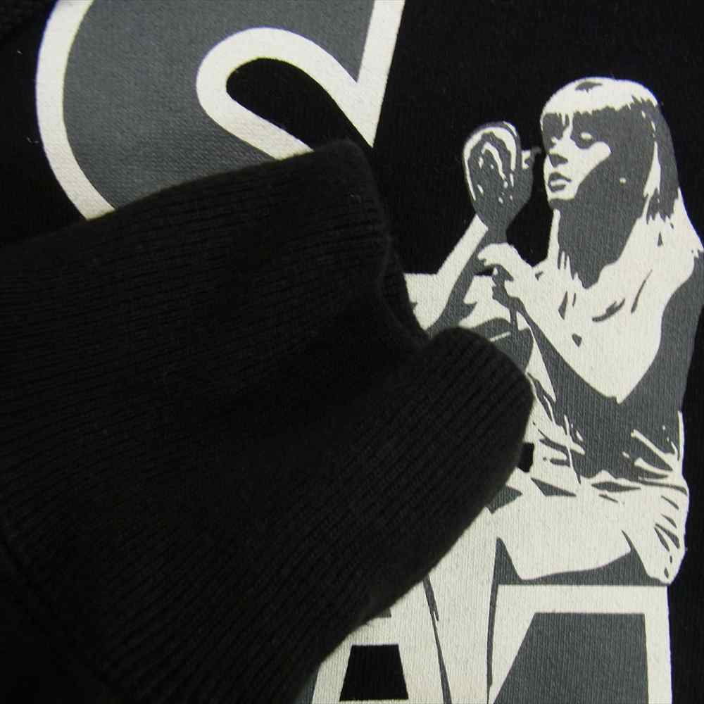HYSTERIC GLAMOUR ヒステリックグラマー × WIND AND SEA ウィンダンシー 20AW 02203CF10 SEA HYS HOODIE ロゴプリント プルオーバー パーカー フーディ ブラック系 S【中古】