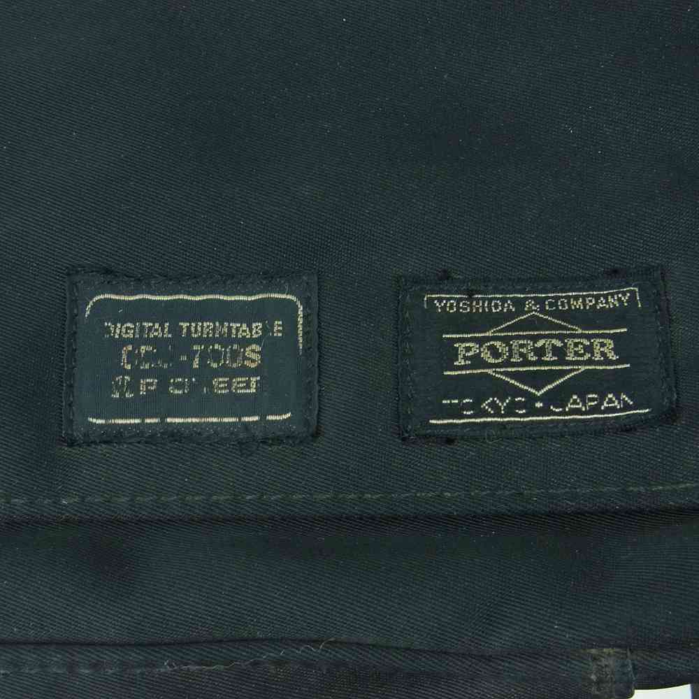 PORTER ポーター CLUB KING クラブキング CDJ-700S レコード ショルダー バッグ ブラック系【中古】