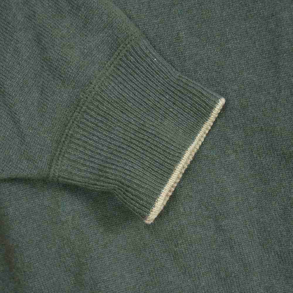 patagonia パタゴニア カシミア クルーネック セーター カーキ系 L【中古】