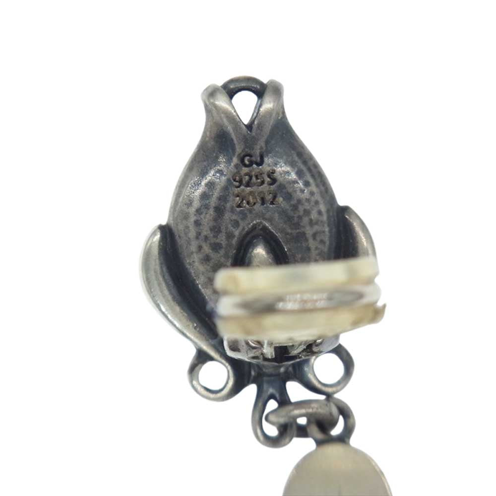 ジョージジェンセン 2012 ヘリテージ アメジスト ドロップ イヤリング Silver925 シルバー系【中古】