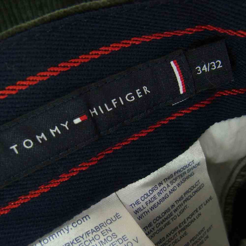 TOMMY HILFIGER トミーヒルフィガー コーデュロイ パンツ グリーン系