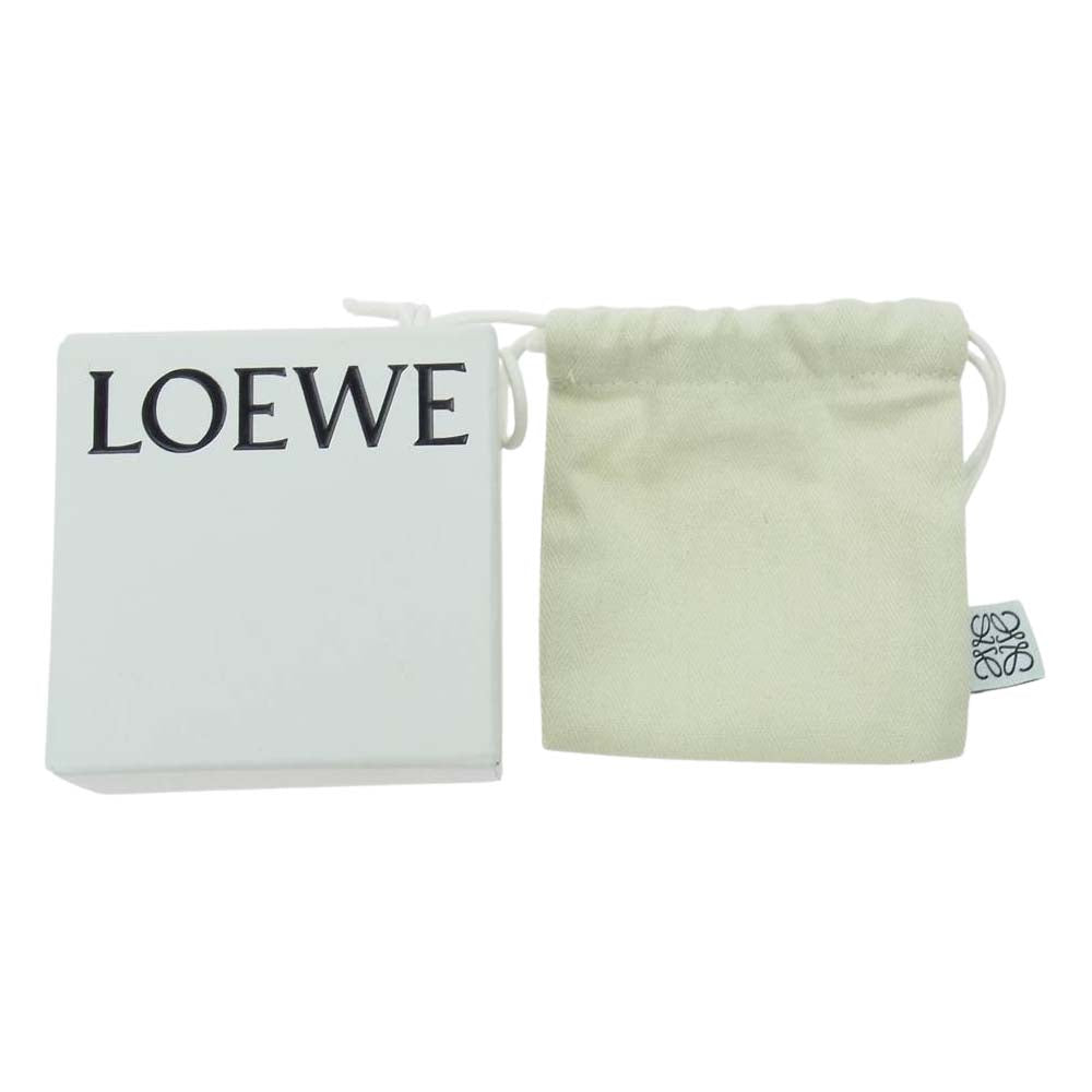 LOEWE ロエベ 111.25.020 アナグラム ブローチ シルバー系【中古】