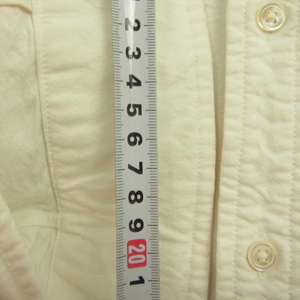 Nigel Cabourn ナイジェルケーボン 8020010000 BRITISH OFFICERS SHIRT ブリティッシュ オフィサーズ シャツ ホワイト系 44【中古】