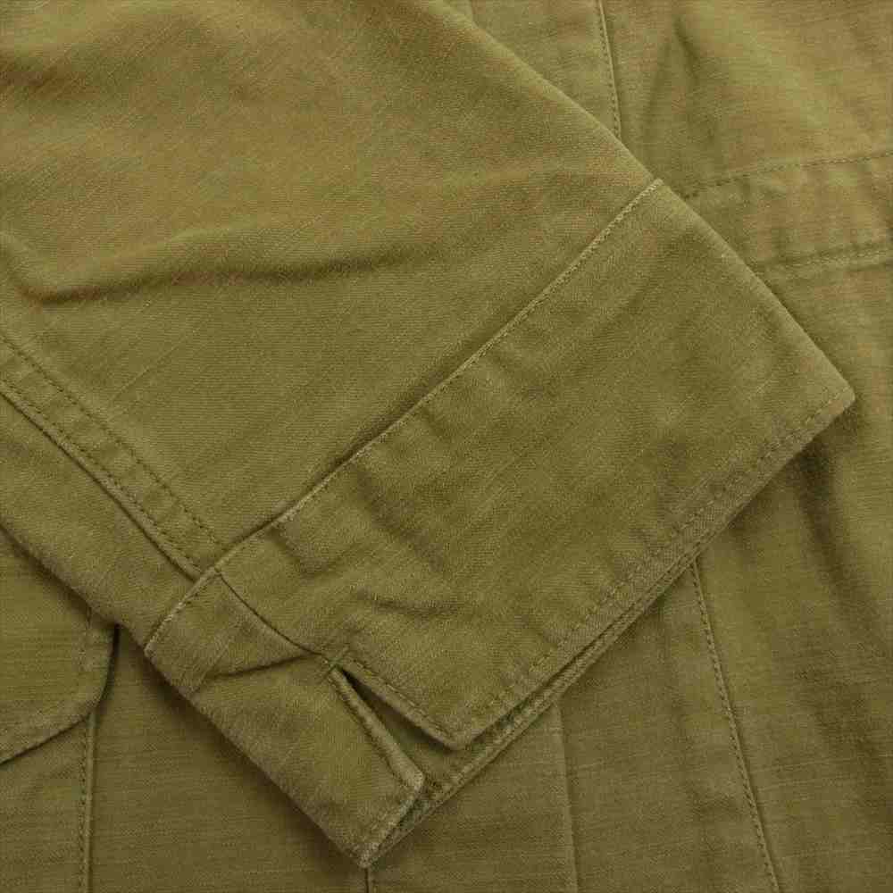 ゴールド 東洋エンタープライズ GL13805 BACKSATIN NORAGI JACKET バックサテン 野良着 ジャケット カーキ系 M【新古品】【未使用】【中古】