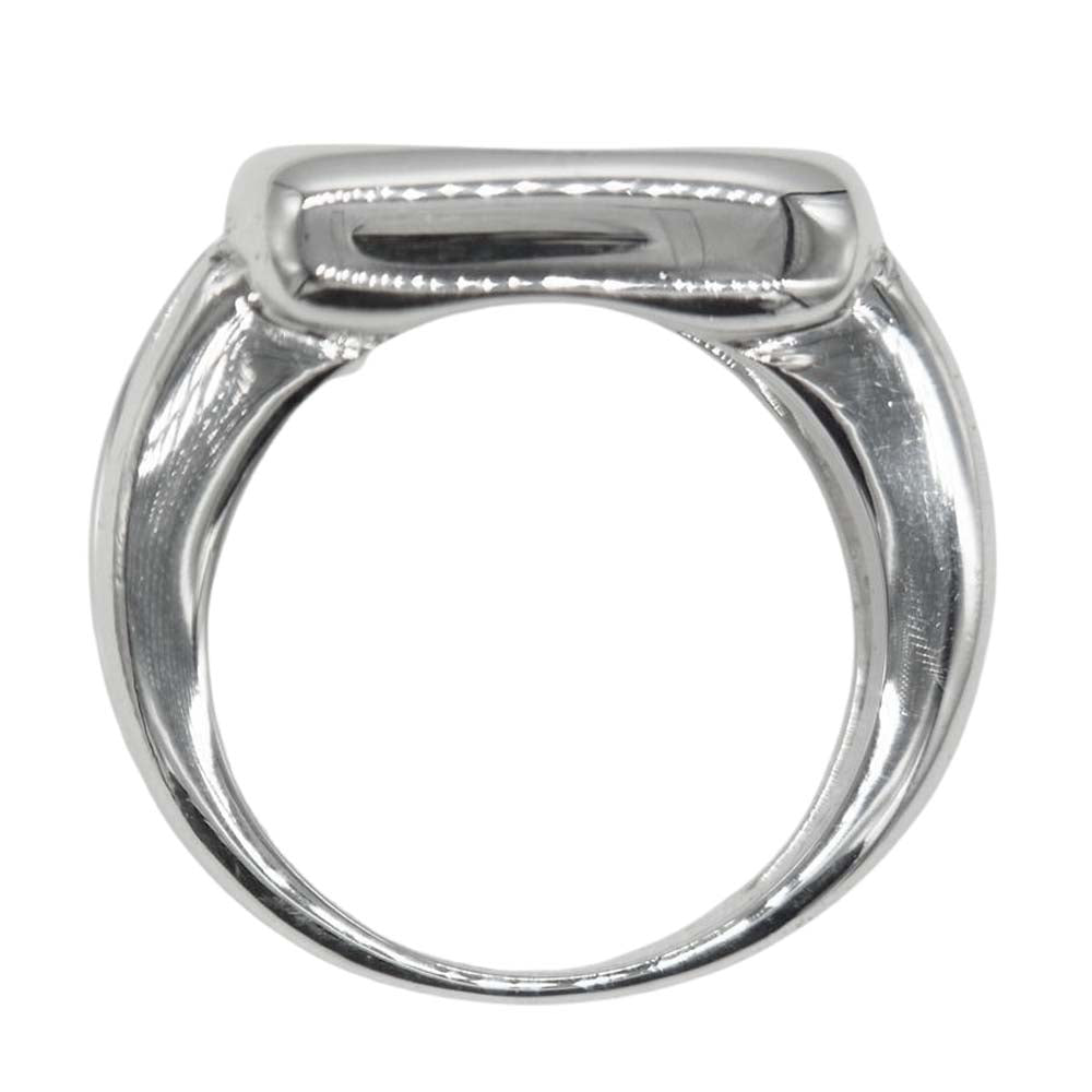 HERMES エルメス セリエ コロゾ シェル リング シルバー系 13号【中古】