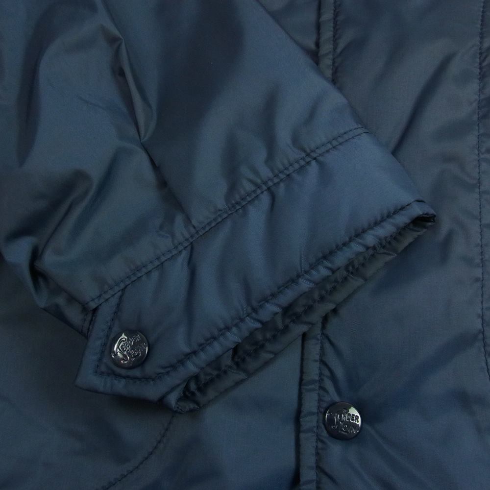 TENDERLOIN テンダーロイン 17A/W 17A/W NYLON COACH JKT ロゴプリントナイロン コーチ ジャケット ネイビー系 M【中古】