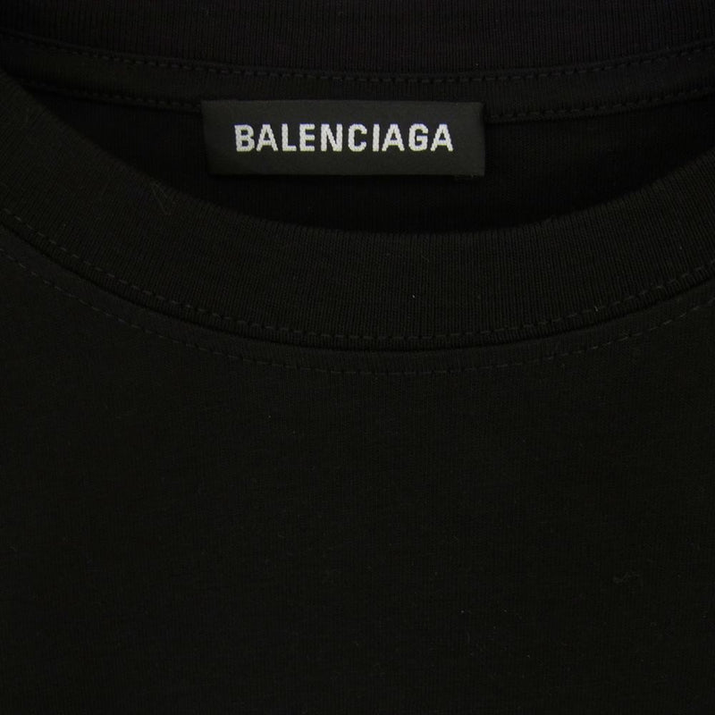 BALENCIAGA バレンシアガ 556150 TYK28 Copyright Logo T-Shirt コピー ライト ロゴ Tシャツ 半袖  ブラック系 L【新古品】【未使用】【中古】