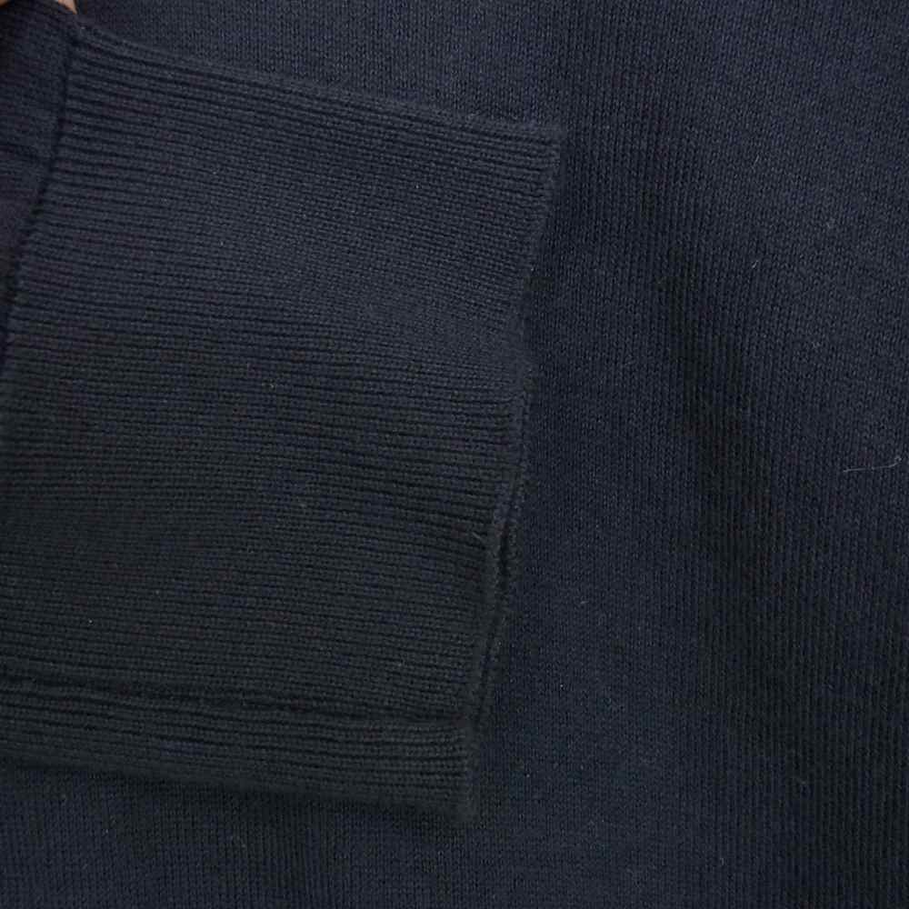 JOHN SMEDLEY ジョンスメドレー 英国製 国内正規品 クルーネック コットン カーディガン ネイビー系【中古】
