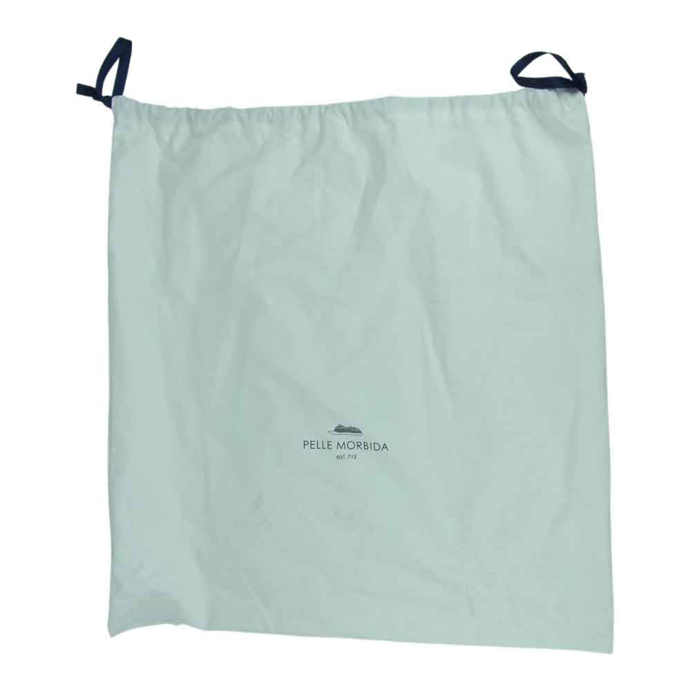 PELLE MORBIDA ペッレモルビダ PMO-ST008T Colore コローレ 撥水 IDケース付き レザー トート ビジネス バッグ ダークネイビー系【新古品】【未使用】【中古】