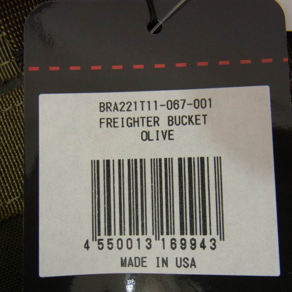 BRIEFING ブリーフィング BRA221T11-067-001 FREIGHTER BUCKET OLIVE バケット トートバッグ ビジネスバッグ オリーブ カーキ系【新古品】【未使用】【中古】