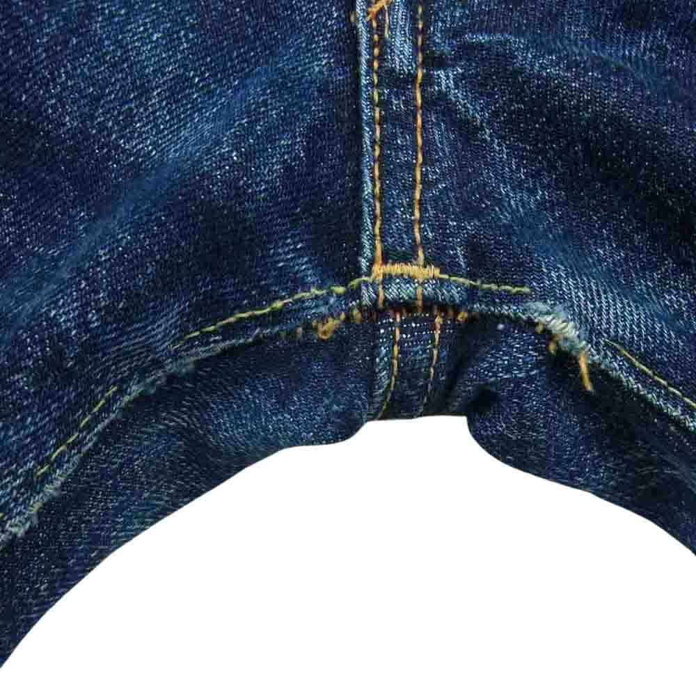 Denime ドゥニーム Lot 803 ボタンフライ 5ポケット デニム パンツ インディゴブルー系 W31 L36【中古】