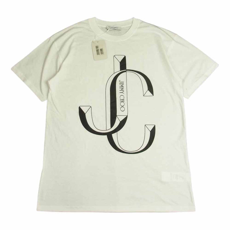 6,090円jimmychoo ロゴプリントTシャツ　白　ホワイト