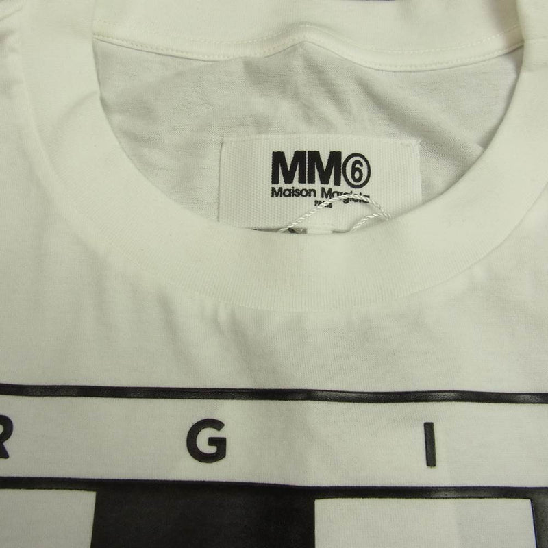 MM6 Maison Margielaロゴプリント半袖Tシャツ