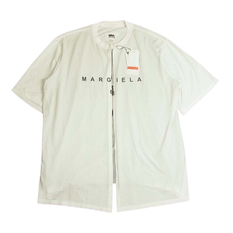 【新品未使用】MM6 エムエムシックス Tシャツ プリントT オーバーサイズ