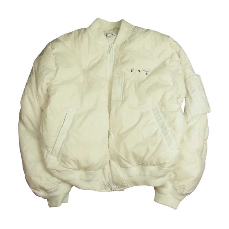 【希少】OFF-WHITE ロゴ ボンバージャケット