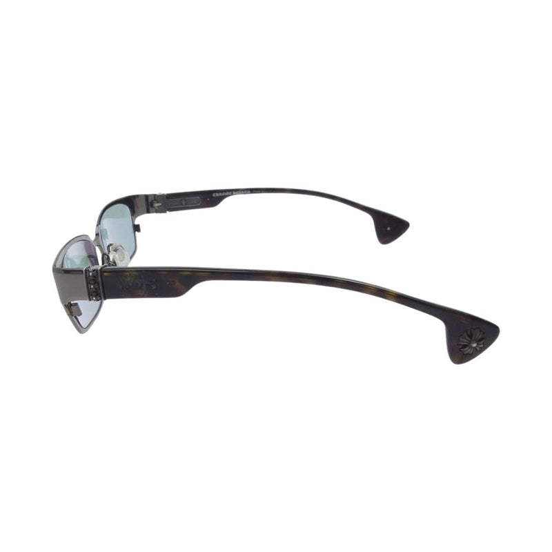 クロムハーツ  DIXON YU-A CHプラスダイヤテンプルスクエア眼鏡  メンズ