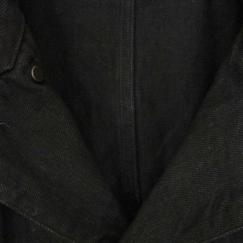 COMOLI デニムワークジャケット カバーオール 黒 22SS わけあり並の