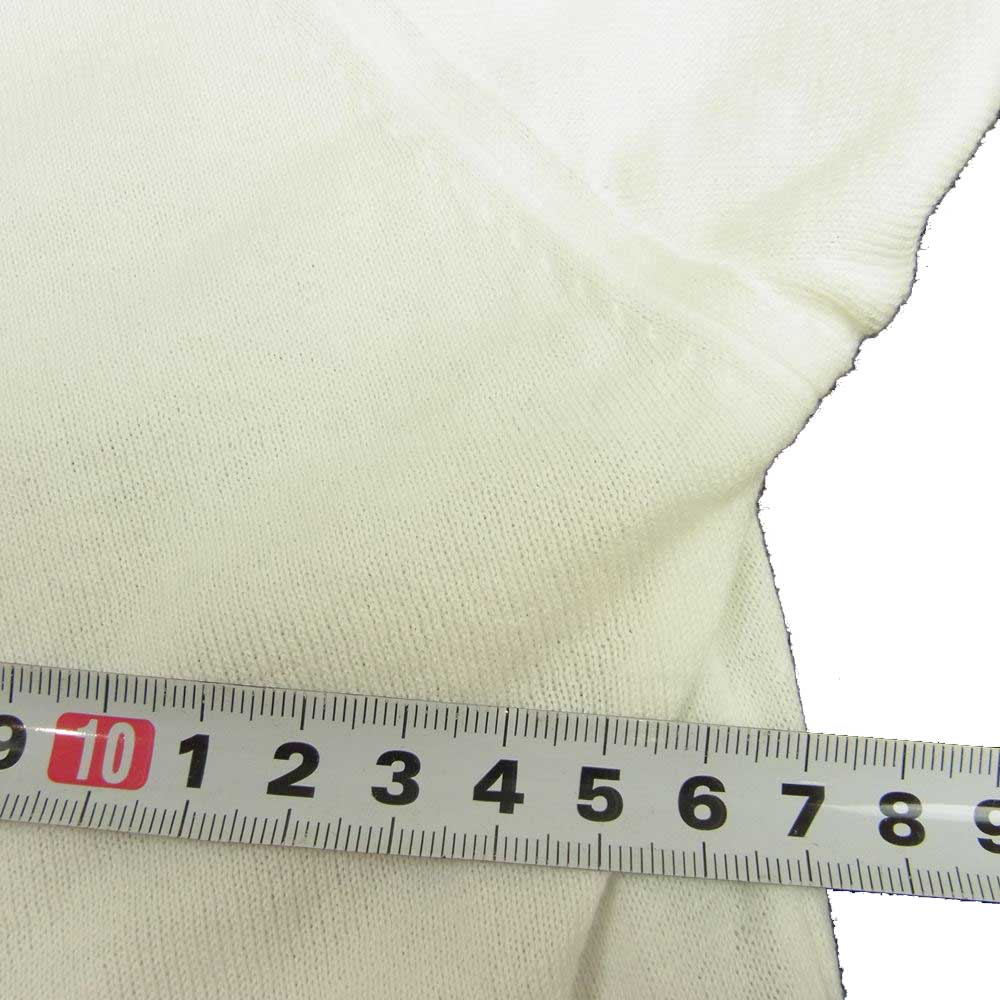 JOHN SMEDLEY ジョンスメドレー コットン クールネック ニット Tシャツ ホワイト系 M【中古】