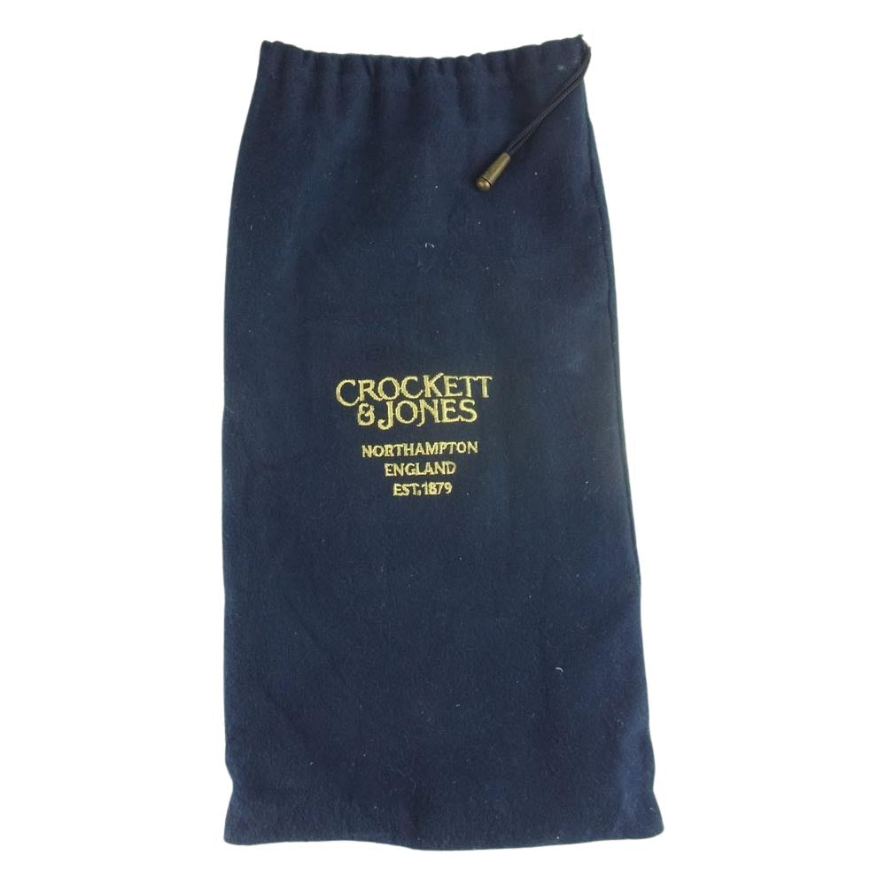 CROCKETT&JONES クロケットアンドジョーンズ BELGRAVE3 ベルグレイブ 25902 ハンドグレードライン パンチド キャップ トゥ シューズ ブラック系 8.5【中古】