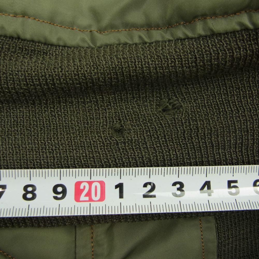 Buzz Rickson's バズリクソンズ M13411 M品番 8310-485900-461 MA-1 ミリタリー フライト ジャケット カーキ系 XL【中古】