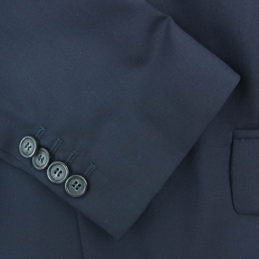 PRADA プラダ スーツ セットアップ テーラード ジャケット シングル パンツ スラックス ネイビー ダークネイビー系 46R【中古】